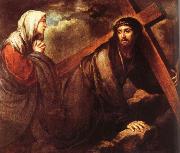 Jesus bearing a cross, Bartolome Esteban Murillo